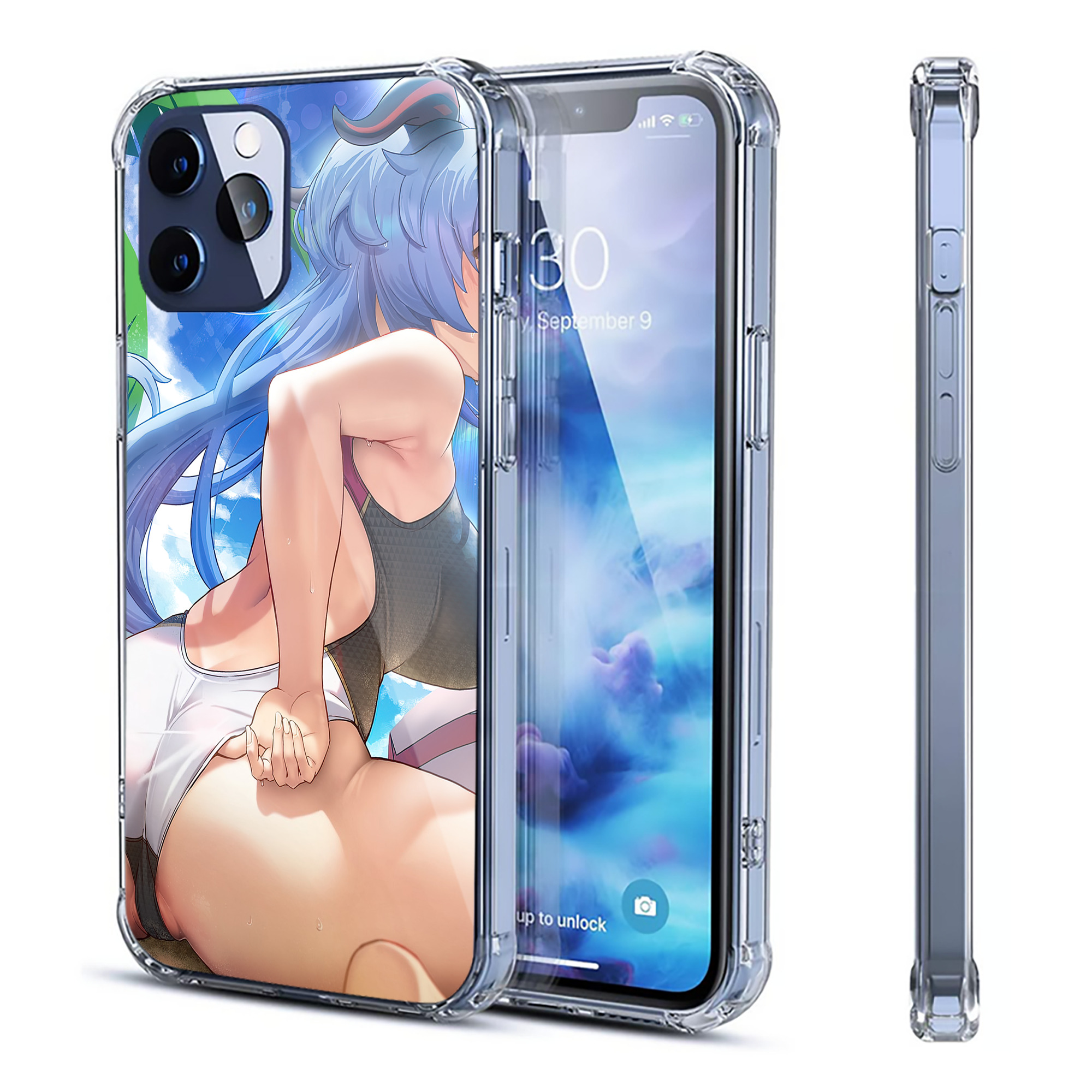 げんし神 genshin 【iPhone 12シリーズ対応】透明スマホケース（クリアソフトケース）